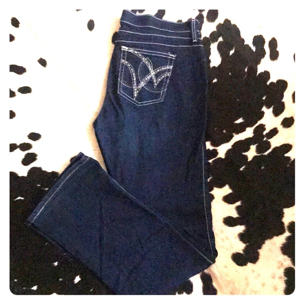 11/12 x34 Like-new Wrangler Q-Baby jeans